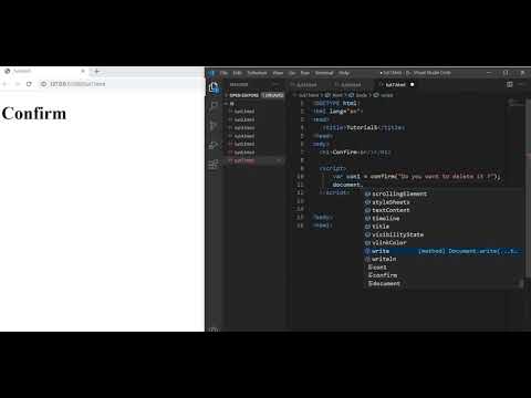 7 . confirm in JavaScript | JavaScript Tutorial for beginners in hindi.