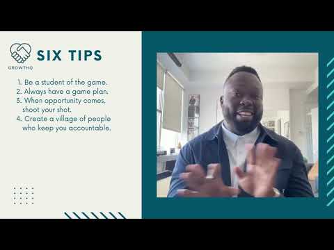 Six Tips for Aspiring Professionals with TJ Adeshola