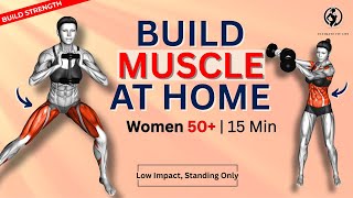 Tone & Strengthen with Dumbbells | 15-Min At-Home Workout for Women 50+
