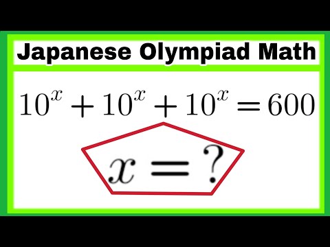 Japanese A Super Interesting AlgebraOlympiadMath Problem |Tricky MathProblemBrain Buster Math
