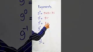 Exponents #mathexam #maths #matholympics #mathtutor #education #matholympaid #mathstricks #duet