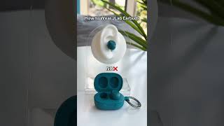 Earbuds don't fit? You may be wearing them wrong!