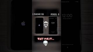 iPhone xs vs Google Pixel 3 speed test ☠️ #smartphone #trendingshorts #viralshorts..