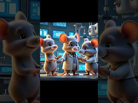 AI Hacker Cat vs Genius Mice 🐭  Funny Cartoon Story About AI Hacking a Lab!
