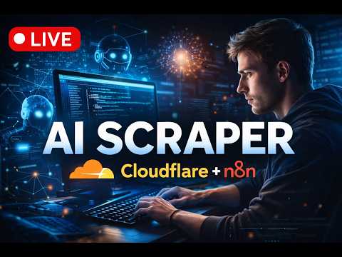 LIVE 🔴 AI-Powered Web Scraper with Cloudflare API Token