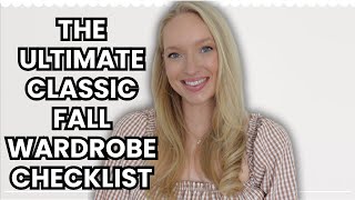 10 Timeless Fall Fashion Staples You’ll Wear for Years! Classic Fall Wardrobe Essentials 2025