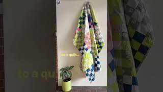 Modern Checkerboard Quilt - beginner quilt pattern. #quilting #quilted #makersgonnamake #sewing