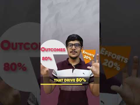 Pareto Principle | #shorts #viral #productivity | Nikhil Sheoran