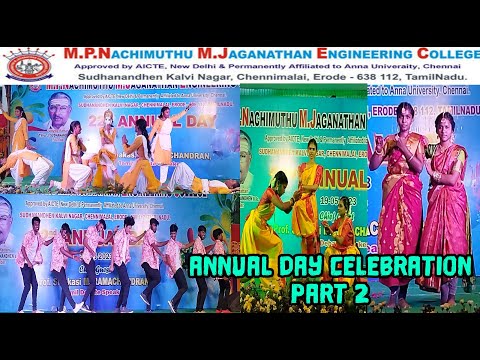 #MPNMJEC Annual Day Celebration 2023 | Part - 2 | #culturaldances #rksolotraveler #collegelife