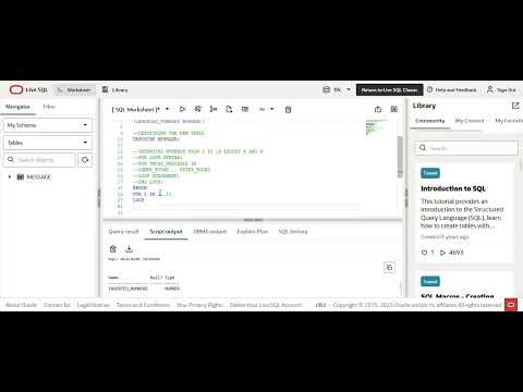 Inserting Selective Numbers (1-10 Excluding 6 and 9) into a Table Using Loops and Conditional Logic
