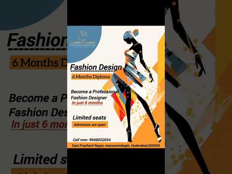 fashion design diploma in just 6 months #diplomaprogram #fashiondesign #fashiondesigning #fashion