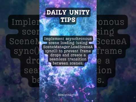 How to make scene transitions smooth in unity? #FreeTutorials#UnityTips#UnityCommunity#GameDevTips