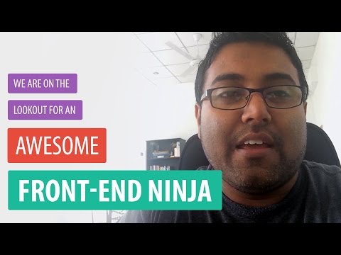 Frontcube hiring an awesome Front-end Ninja