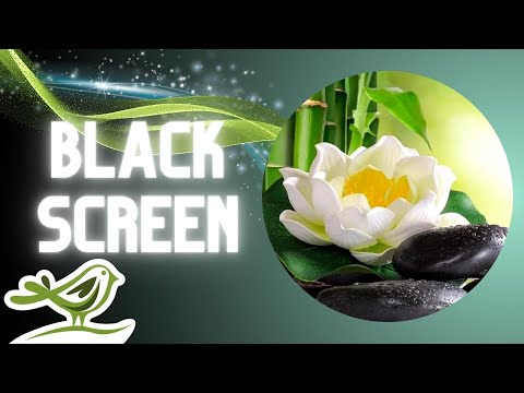 [NO ADS] Lotus Flower | Black Screen & Soothing Sleep Music with Water Sounds by Peder B. Helland