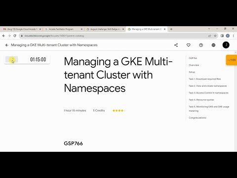 Managing a GKE Multi Tenant Cluster with Namespaces
