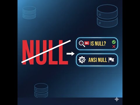 🚫 NULL in SQL – Not zero, not empty, just… nothing.