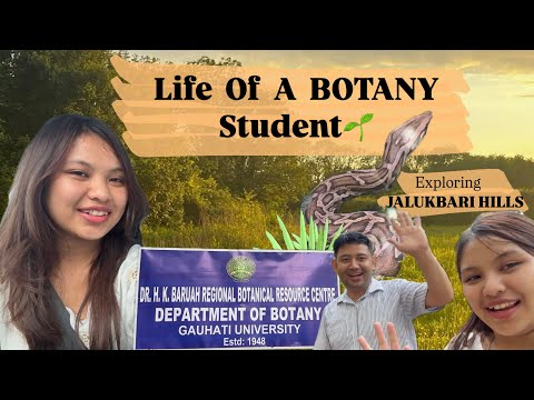 Life of a botany student🌱📜 | JALUKBARI hills ⛰️ | College Field Trip📝🧳