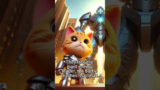 Futureland The Cat's Tech Adventure #shorts #kitten #cutecat #aiart #kitty #catlover #fyp #funny