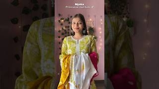 Myntra short chikankari Kurtis🪷✨ #myntra #chikankari #shortkurti #myntrahaul