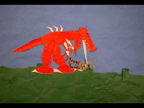 Cutout Animation: Robot vs Trex