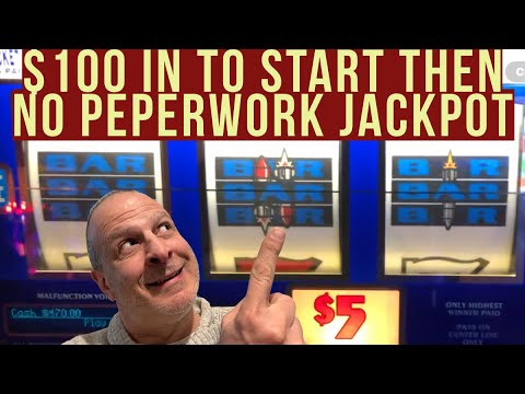 Couldn't Believe I Started This Day With Only $100 & Did Not Stop Until I Won a No Paperwork Jackpot