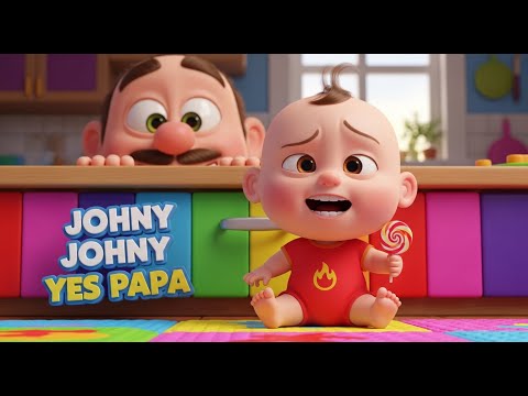 🎵 Johny Johny Yes Papa 👶| Nursery Rhymes & Kids Songs |  Johny Johny Yes Mama 🍭👶
