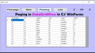 C# DataGridView Paging | WinForms Pagination Step-by-Step (With Source Code)