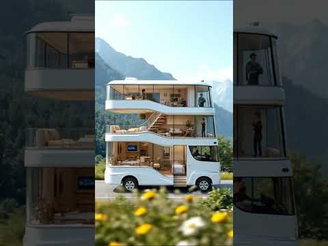 3-Story Futuristic Motorhome | Ultimate Luxury Home on Wheels