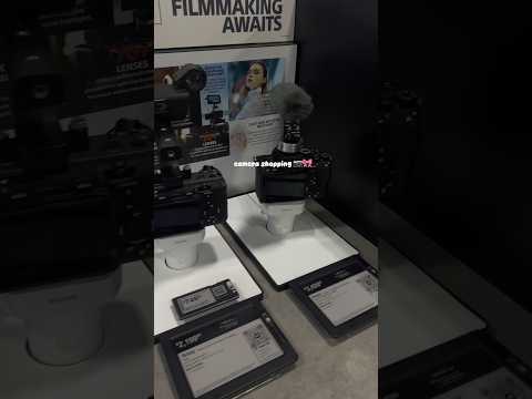 camera shopping 🎀📷 #vlog #trendingshorts #camera