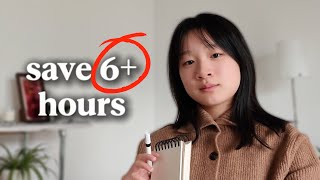 I Cut My Study Time From 4 Hours to 2 (Here's How)