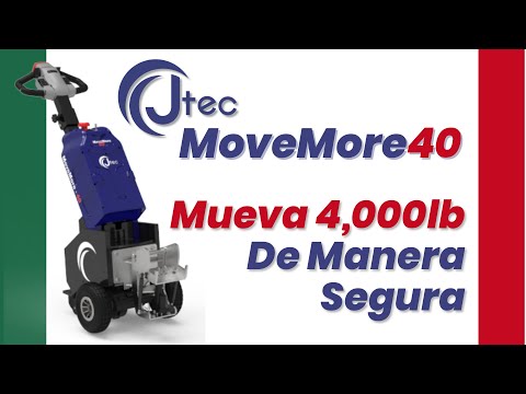 Jtec's MoveMore40 - Safely Move 4,000lb Carts - Versión en Español