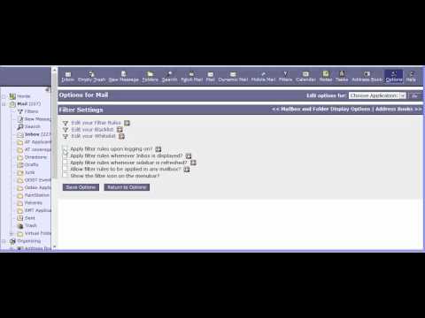 How to Automatically Apply Filters to Horde Email