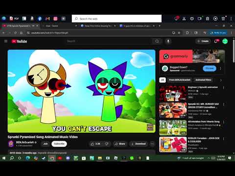 all mistakes of sprunki pyramixed song