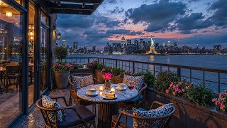 Evening Jazz in New York Café Ambience ☕ Smooth Jazz Background Music for Study, Work & Calm Focus