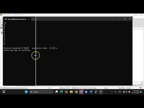 while and do while loop(syntax with example program)