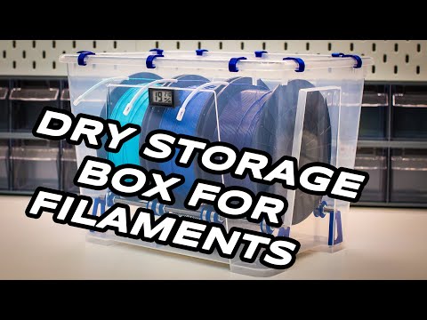 Ikea Samla Dry Storage Box for 3D Printer Filaments