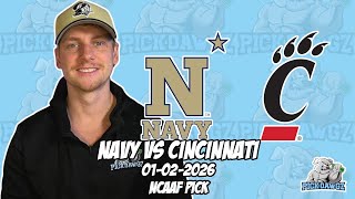 Navy vs Cincinnati 1/2/26 College Football Picks & Predictions | Liberty Bowl