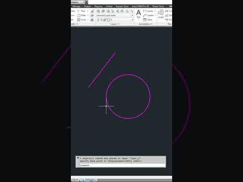 AutoCad #3 COPYTOLAYER - Copies one or more objects to another layer #shorts