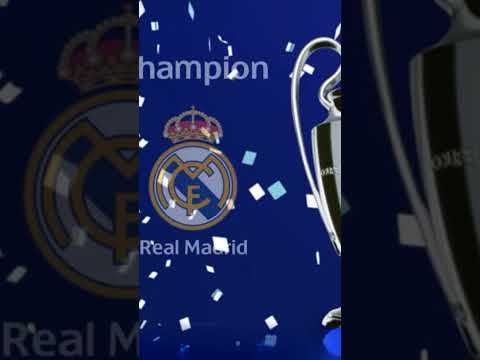 real Madrid winning UEFA champions league. fifa