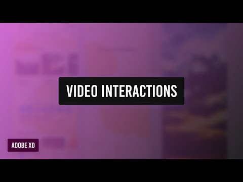 Prototype with video and audio playback using Adobe XD 2022