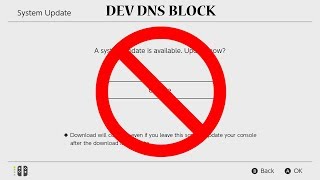 How to block Nintendo Switch Updates with DEV DNS