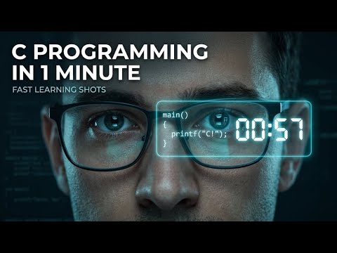✅ “C Programming Basics in 1 Minute | Mini Learning Shots”