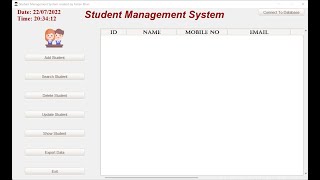 Student Management System with MySQL using Python | Part -3