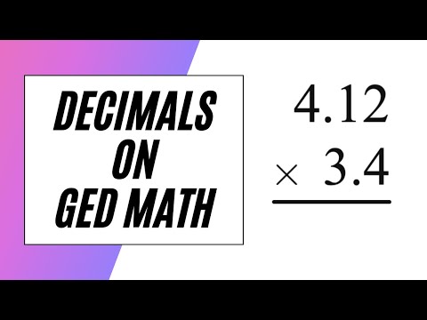 GED Math Decimals!