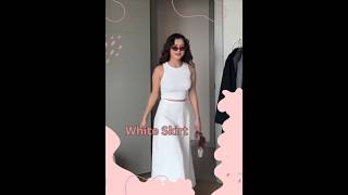 outfit inspo from meesho - white skirt #koreanstyle #outfitinspo #ootd #viralreels #skirt #summer