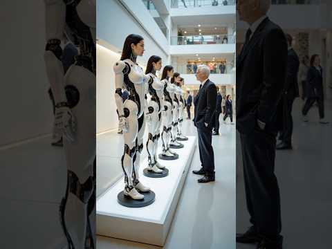 How much would you be willing to pay for these beautiful robot women? #robot #beauty