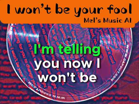 I won’t be your fool- AI Love song about being treated like crap in a relationship #Aimusic #sunoai