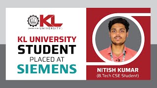 From KL University to Siemens: My B.Tech Placement Story
