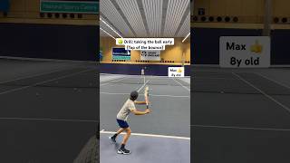 🎾🔥#tennis #tennisdrills #forehand Max #8yearsold #trainhard #tennisboy #fun #trusttheprocess