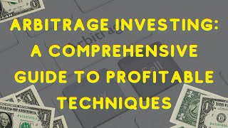 Maximizing Profit Through Arbitrage: Strategies for Triangular, Covered Interest, and Statistics